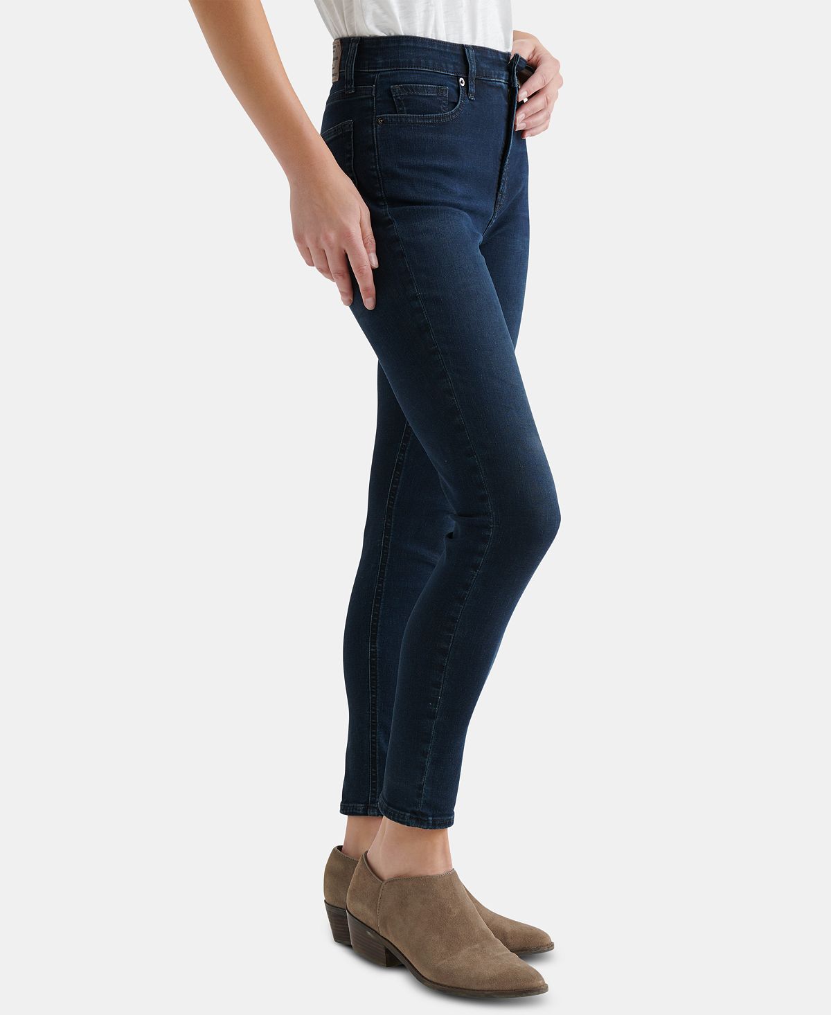 Lucky Brand Women's Bridgette High Rise Skinny Jeans Blue Size 26