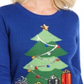 Karen Scott Women's Midnight Presents Sweater Blue Size Small