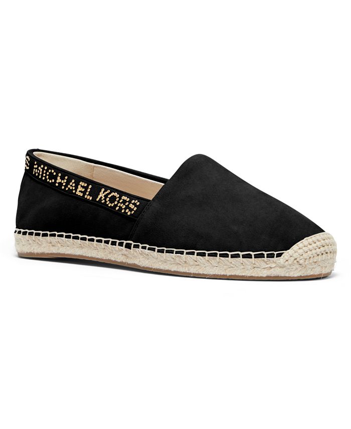 Michael Kors Women's Preston Espadrille Slip on Flats Black Size 6