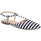 Charter Club Women's Ellory T-Strap Flats Blue Size 8.5M