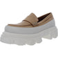 Steve Madden Women's Flossie Leather Slip on Loafers White Size 10 M