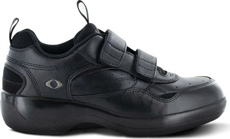 Apex Women's Leather Double Strap Active Walke Shoes Black Size 10 XW