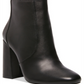 Steve Madden Women's Trix Leather Dress Ankle Boots Black Size -9.5 M