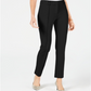 Alfani Women's Ponte Casual Trouser Pants Black Size 10