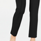 Alfani Women's Ponte Casual Trouser Pants Black Size 10