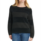 DKNY Women's Striped Sweater Black Size S