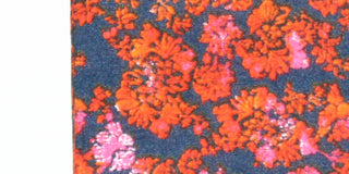 Men's Pocket Square Glen Floral Not Applicable Orange Size Regular