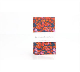 Men's Pocket Square Glen Floral Not Applicable Orange Size Regular