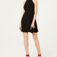 19 Cooper Women's Halter Lack Back Party Dress Black Size Small