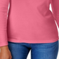Karen Scott Women's Cotton Scoop Neck Top Pink Size Small