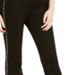 INC International Concepts Women's Side Studded Bootcut Pants Black Size 2