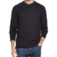 Weatherproof Vintage Men's Waffle Knit Henley Black Size Small