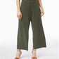 Alfani Women's Culotte Pants Green Size Petite M