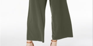 Alfani Women's Culotte Pants Green Size Petite M