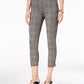 Alfani Women's Fringe Hem Ankle Pants Black Size 8 Petite