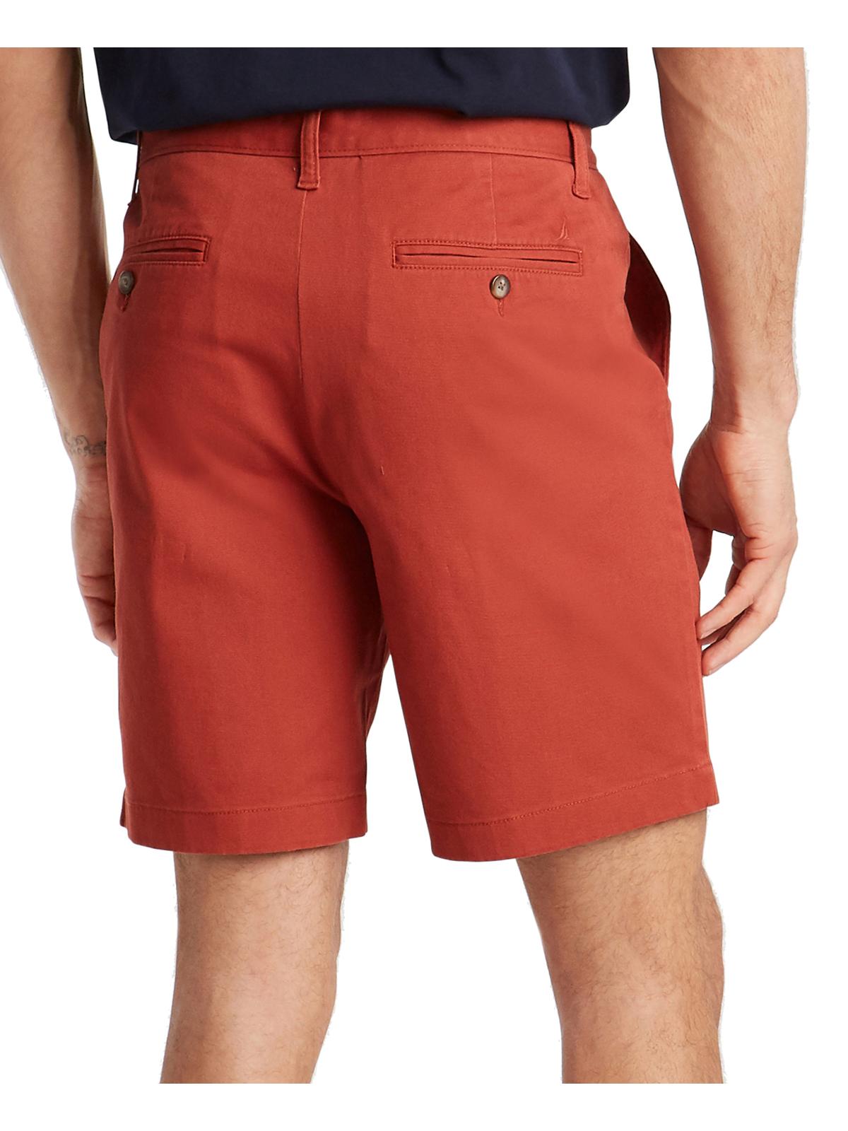 Nautica Men's Stretch Classic Fit Deck Shorts Copper Size 42