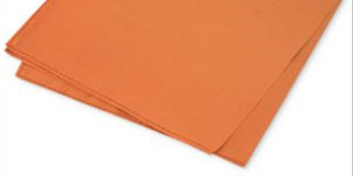 Club Room Men's Simple Solid Silk Dress Pocket Square Orange Size Regular