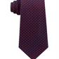 Kenneth Cole Reaction Men's Microchip Geometric Neck Tie Red Size Regular