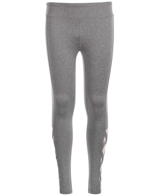 Ideology Big Girl's Plus Caged-Hem Leggings Gray Size 16W