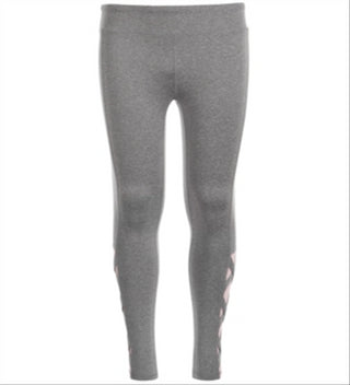 Ideology Big Girl's Plus Caged-Hem Leggings Gray Size 16W