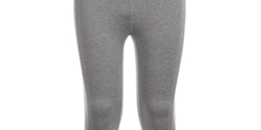 Ideology Big Girl's Plus Caged-Hem Leggings Gray Size 16W