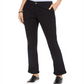 Style & Co Women's Cotton Bootcut Chino Pants Black Size 12