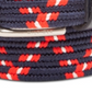 Tommy Hilfiger Men's Comfort Stretch Webbing Casual Belt Blue Size Small