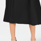 Alfani Women's Washed Satin a Line Skirt Black Size Petite S