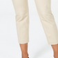 Charter Club Women's Newport Tummy Control Cropped Pants Brown Size 8