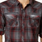 INC International Concepts Men's Johnny Cotton Plaid Western Shirt Red Size XXX-Large