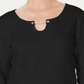 Karen Scott Women's Three Quarter Sleeve Top Black Size Large