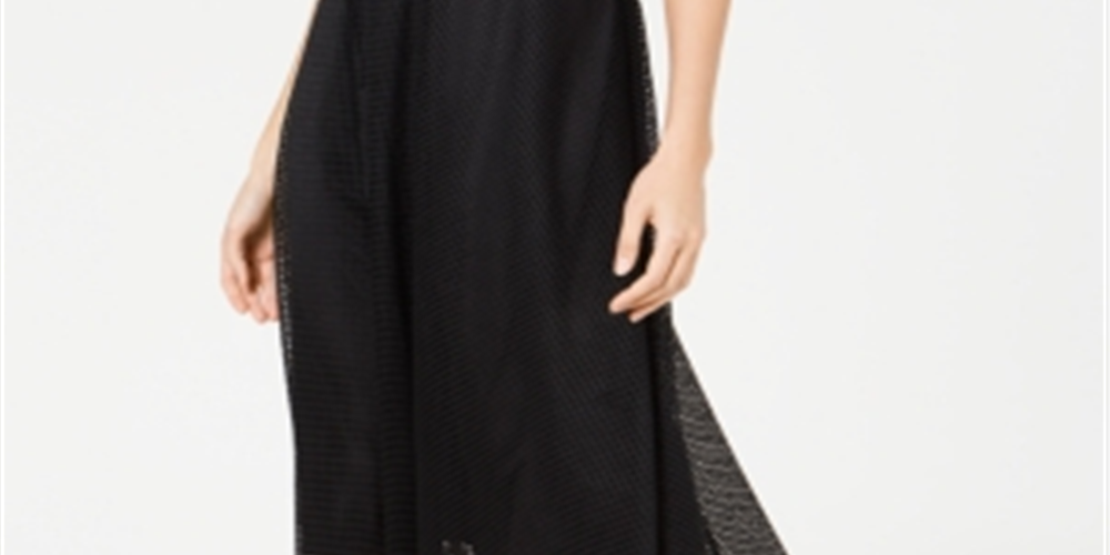 Alfani Women's MIDI a Line Skirt Black Size X-Large