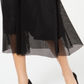 Alfani Women's MIDI a Line Skirt Black Size X-Large