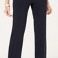 Style & Co Women's Tummy Control Pull on Straight leg Pants Blue Size 8