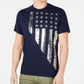 INC International Concepts Men's Stars & Stripes Graphic Short Sleeve T-Shirt Blue Size XX-Large