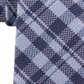 Michael Kors Men's Wool Blend Check Print Neck Tie Blue Size Regular