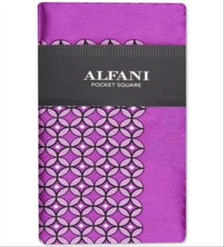 Alfani Men's Esmond Silk Handkerchief Pocket Square Pink One Size