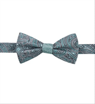 Ryan Seacrest Distinction Men's Paisley Pre Tied Bow Tie Blue Size One Size