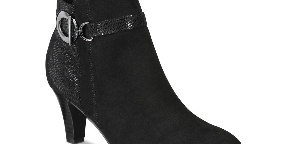 Karen Scott Women's Violaa Ankle Booties Red Size 5.5 M