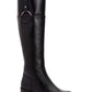 Alfani Women's Round Toe Knee High Fashion Boots Black Size 7.0