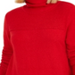 Style & Co Women's Exposed Seam Mock Neck Tunic Sweater Red Size XX-Large