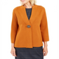 JM Collection Women's Holiday Party Brooch Cardigan Brown Size Medium