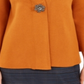 JM Collection Women's Holiday Party Brooch Cardigan Brown Size Medium