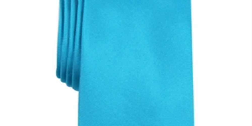 Alfani Men's Silk Business Neck Tie Blue Size Regular