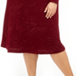 Alfani Women's Plus Twist Waist Dress Red Size 4X