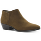 Style & Co Women's Buckle Accent Almond Toe Block Heel Zip up Dress Boots Green Size 12M