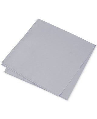 Club Room Men's Simple Silk Handkerchief Pocket Square Grey Size Regular