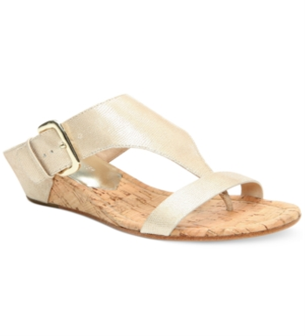 Donald J Pliner Women's Platino Open Toe Casual Slide Sandals Brown Size 7 M