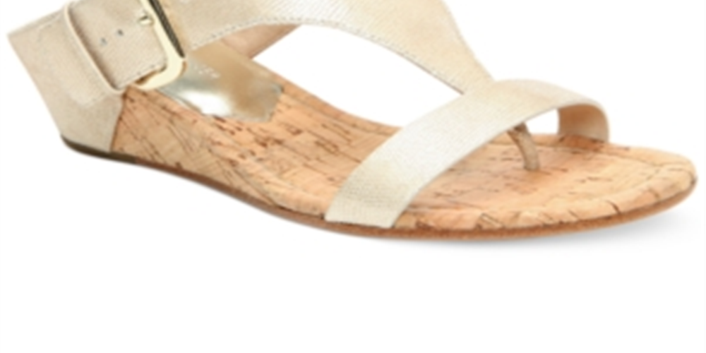 Donald J Pliner Women's Platino Open Toe Casual Slide Sandals Brown Size 7 M