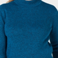 Karen Scott Women's Cotton Mock Neck Sweater Blue Size X-Small
